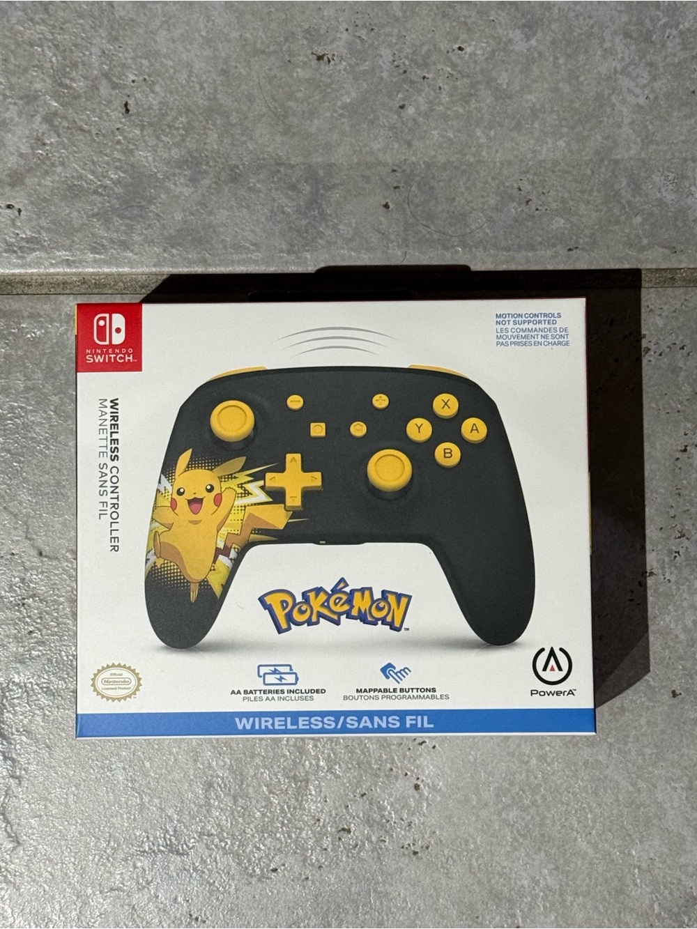Pokémon Wireless Controller for Nintendo Switch - Black & Yellow